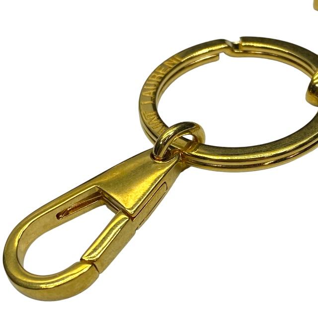 SAINT LAURENT 【未使用】SAINT サンローラン LOVE キーホルダー