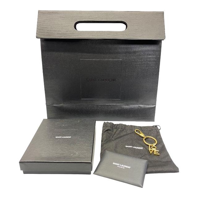 SAINT LAURENT 【未使用】SAINT サンローラン LOVE キーホルダー