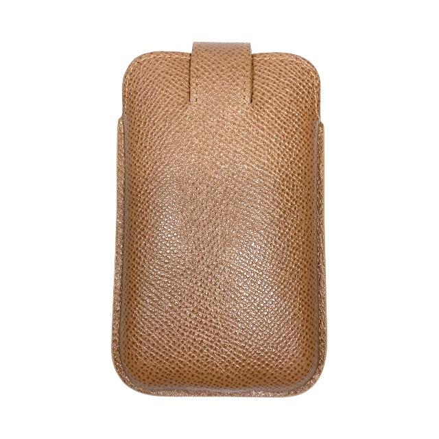 VALENTINO ブラウンレザー スマホケース aq11362 VALENTINO（ヴァレンティノ） フォンケース スマホケース コンパクト