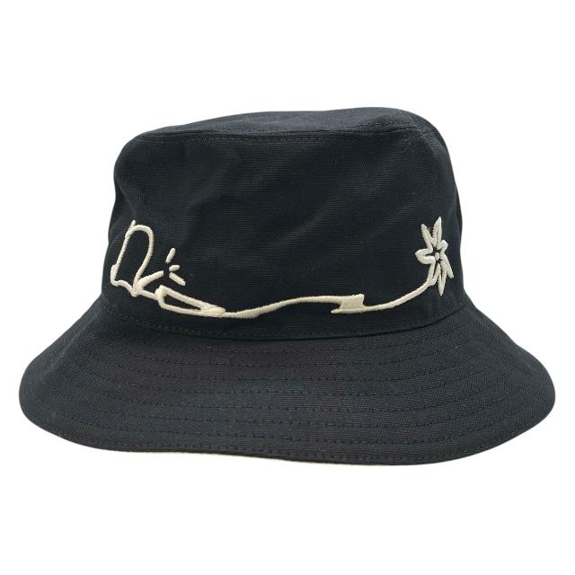 未使用タグ付き！ディオール［22AW］カクタスジャック　バケットハット　ロゴ刺繍 Dior HOMME 【未使用】DIOR ディオール オム Cactus Jack コラボ