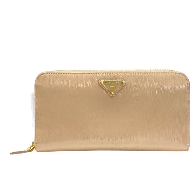 PRADA プラダ 1ML506 レザー ラウンド ジップウォレット