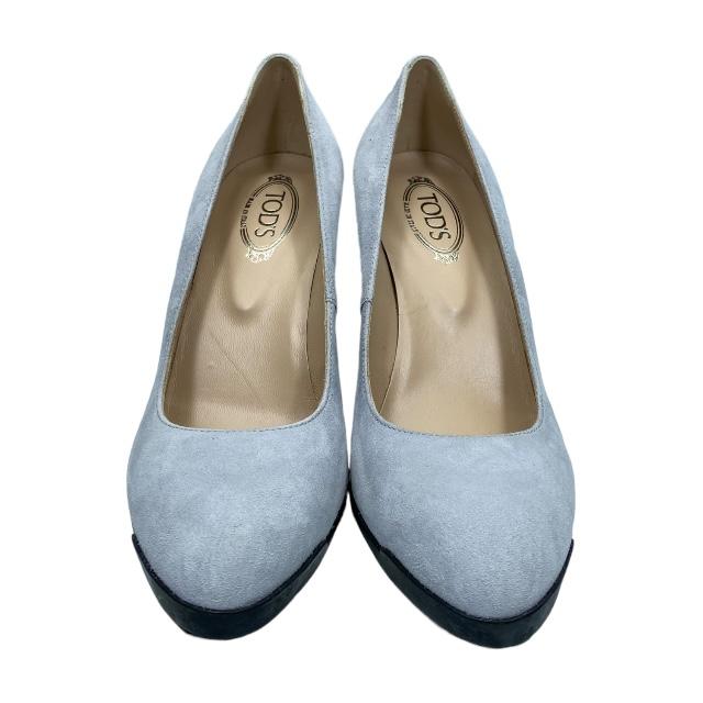 【未着用】TOD’S チャンキーヒール パンプス TOD'S TODS トッズ ヒール パンプス サンダル シューズ ラウンド