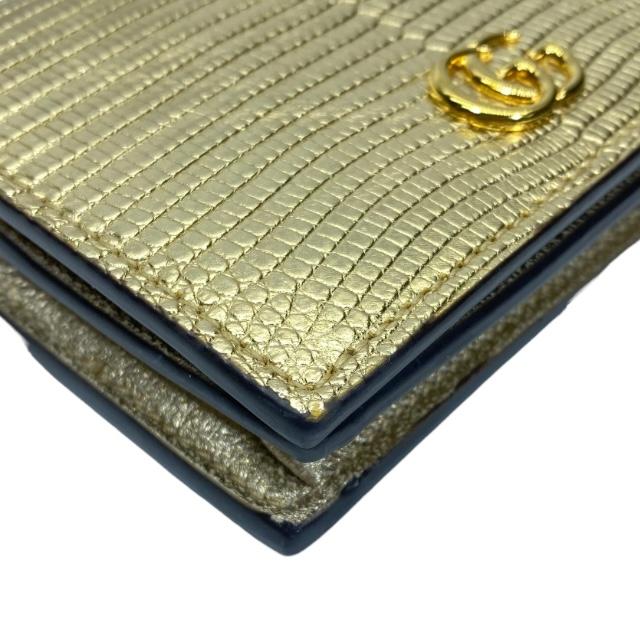 グッチ 折り財布 GG マーモント 国内発送】GUCCI グッチ GGマーモント 二つ折り財布 782749