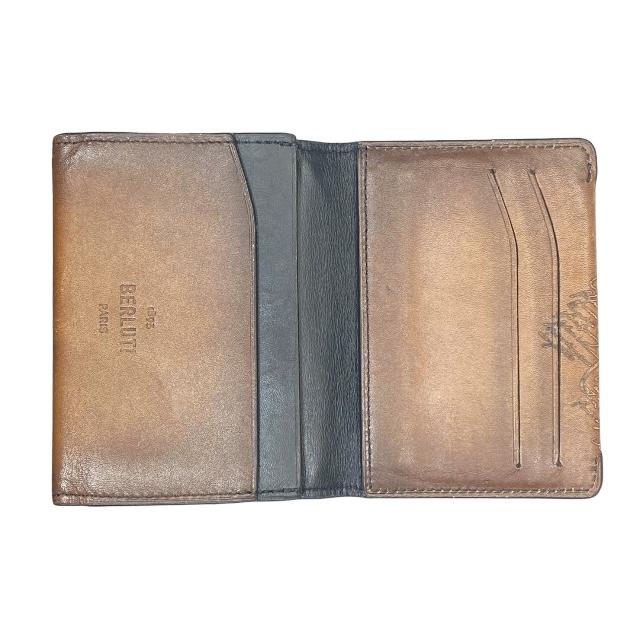 極美品◆BERLUTI 名刺入れ カリグラフィ ブラウン カードケース 楽天市場】Berluti(ベルルッティ) カリグラフィ レザーカード