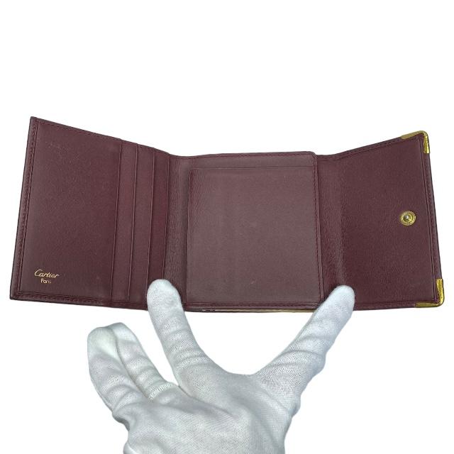 Cartier カルティエ マストライン 財布 三つ折り財布 折り財布 がま口