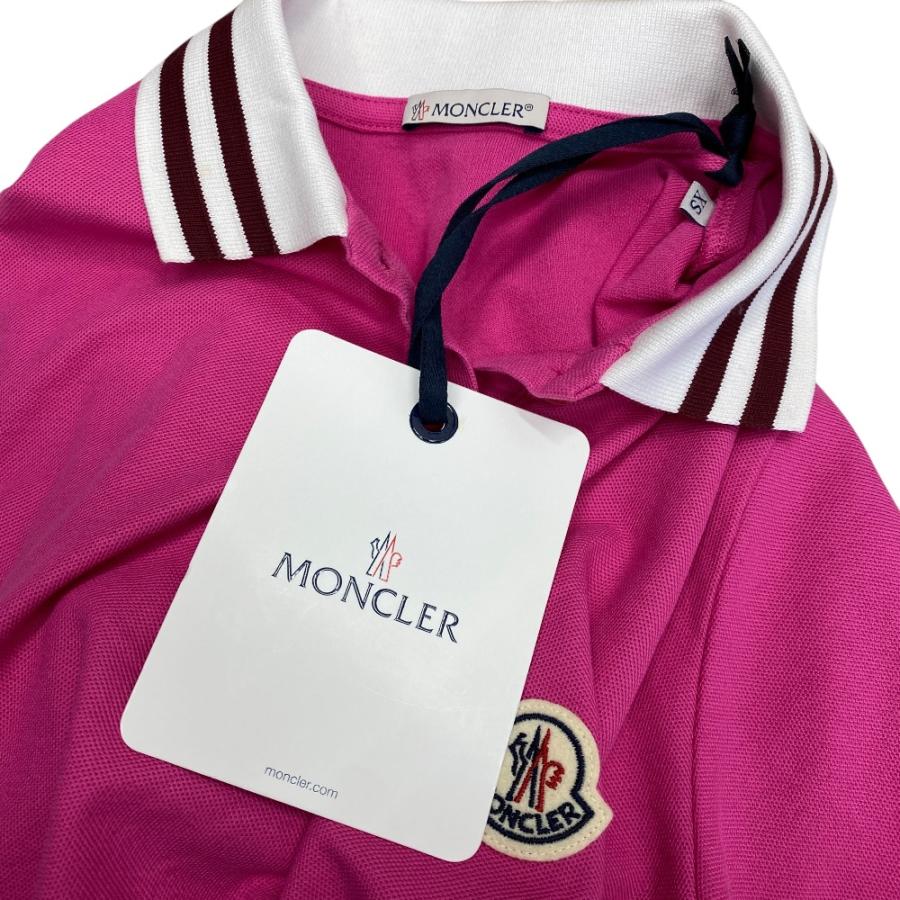 MONCLER（モンクレール） 未使用 ポロシャツ 半袖 刺繍ワッペ ンロゴ