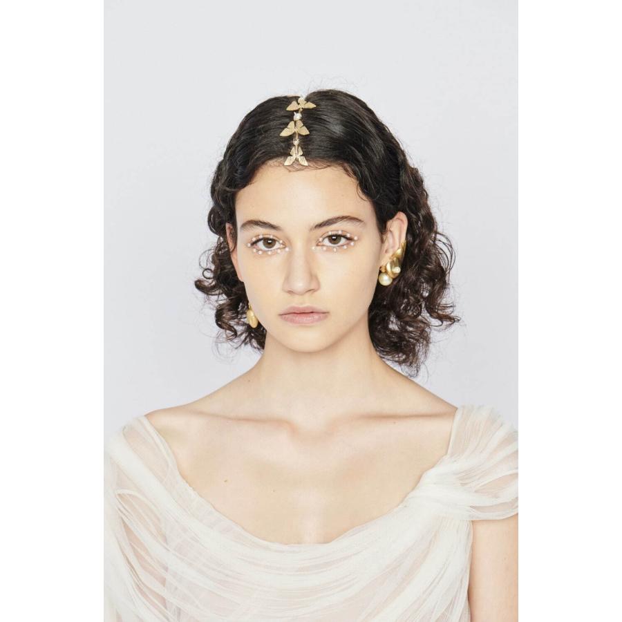 Christian Dior ディオール ディオール シー ガーデン ヘアアクセサリー ヘアピン 蝶々モチーフ パール GP ゴールド ホワイト_9