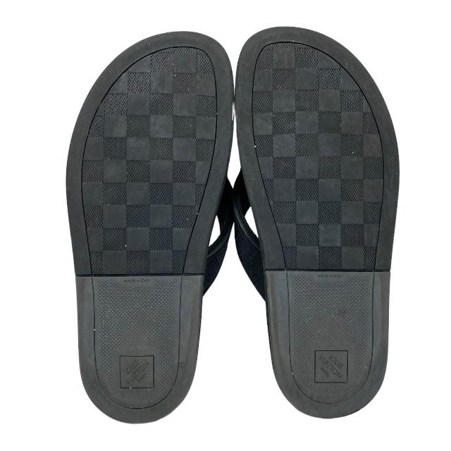 ルイヴィトン サンダル　メンズ　マリンラバーサンダル　ビーチサンダル　ダミエ LOUIS VUITTON ルイ ヴィトン トングサンダル ビーチサンダル