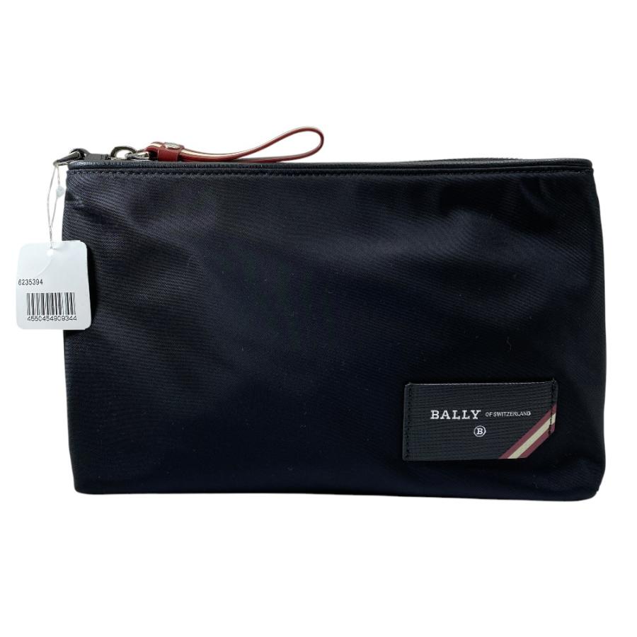 バリー レザーホワイトクラッチバッグ セカンドバッグ ポーチ 白　BALLY Bally（バリー） 美品 セカンドバッグ クラッチバッグ ポーチ ナイロン