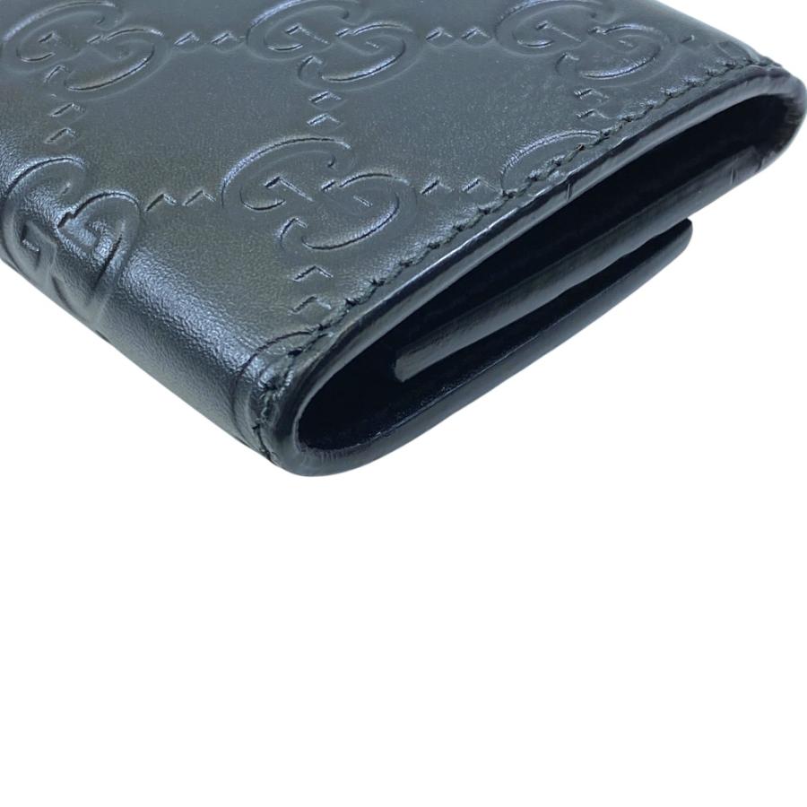 GUCCI（グッチ） GGシマ キーケース キーリング 6連 138093 レザー