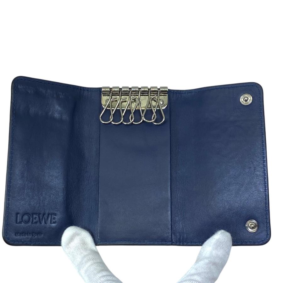 LOEWE（ロエベ） キーケース キーリング アナグラム 6連 レザー