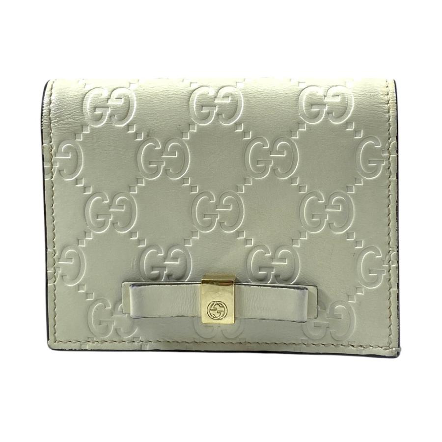 GUCCI（グッチ） GGシマ シグネチャー 二つ折り財布 札入れ カード