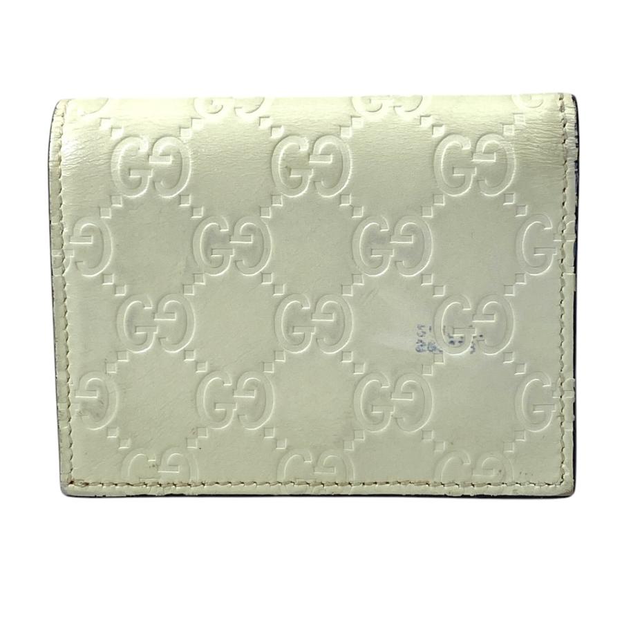 GUCCI ホワイトレザー 名刺入れ GUCCI ホワイトレザー 名刺入れ GUCCI