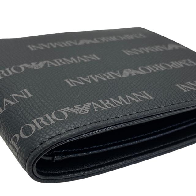 EMPORIO ARMANI 【新品】EMPORIO エンポリオ アルマーニ ロゴ 財布 二