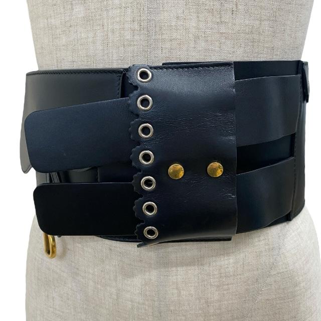 Christian Dior ディオール サドルベルト Dロゴ金具 レザー