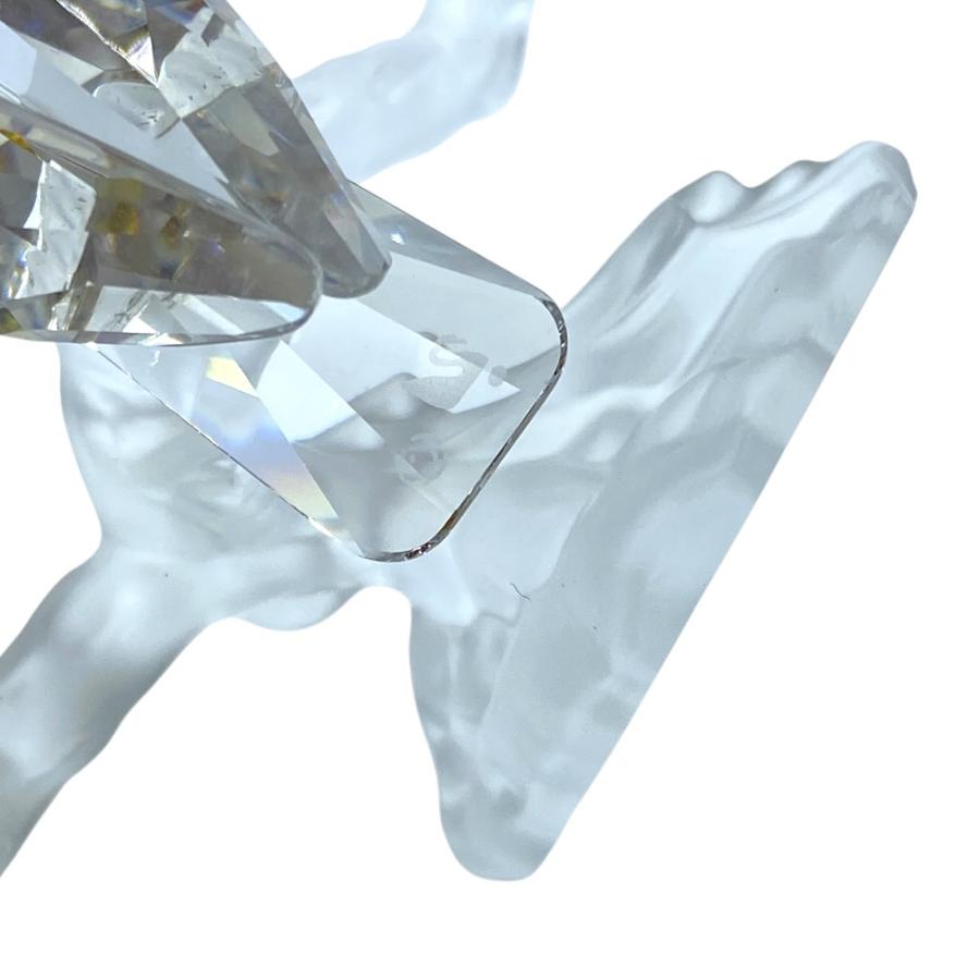 美品 SWAROVSKI スワロフスキー Cockatoo バタンインコ オブジェ フィギュリン A7621NR000007 クリスタルガラス クリア イエロー | ZIPPO | 07