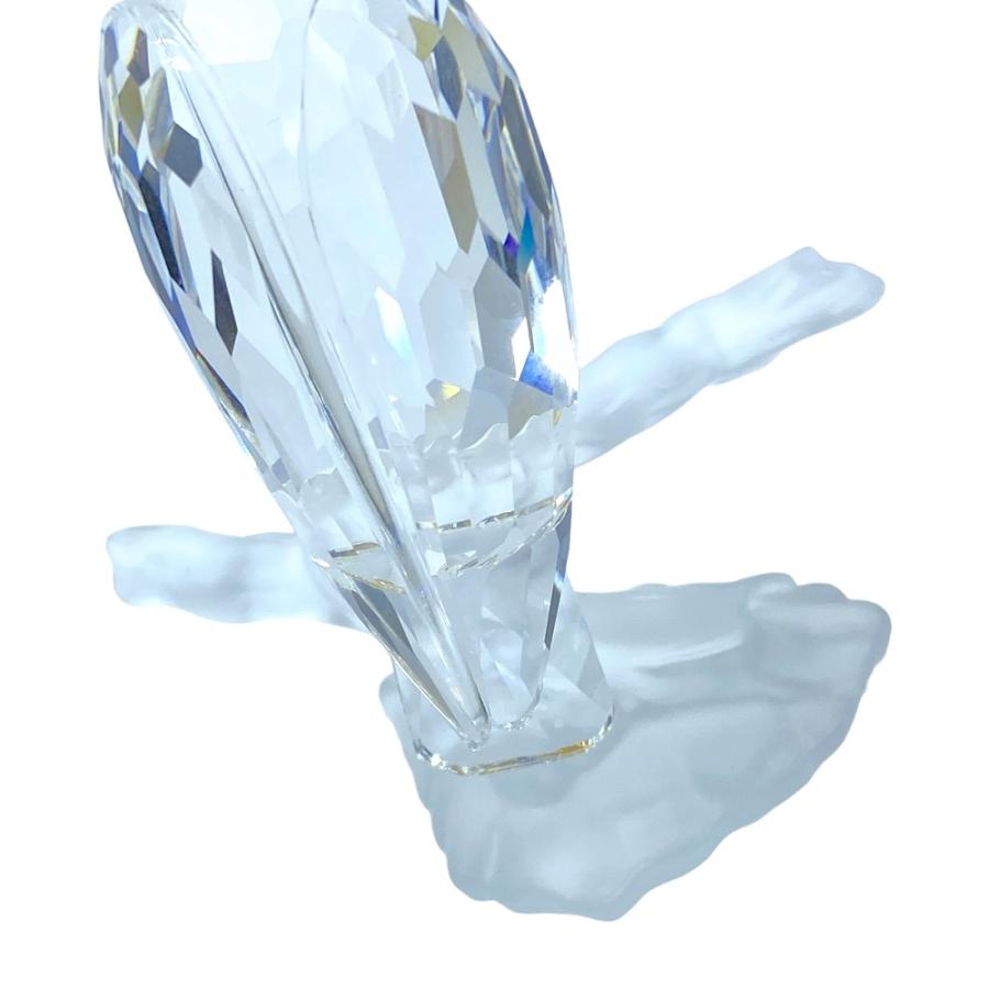 美品 SWAROVSKI スワロフスキー Cockatoo バタンインコ オブジェ フィギュリン A7621NR000007 クリスタルガラス クリア イエロー | ZIPPO | 08
