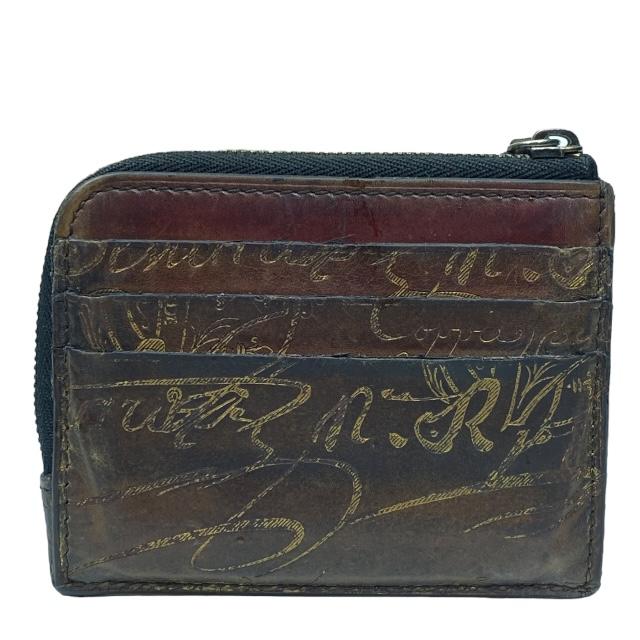 Berluti ベルルッティ コア ロジック スクリットレザー ジップ コイン  