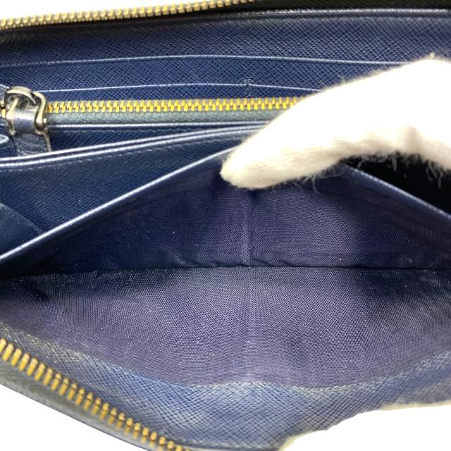 プラダ　長財布 プラダ 長財布 財布 メンズ SAFFIANO TRIANG ブラック 2MV836