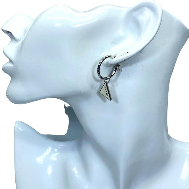 PRADA プラダ 1JO731 2DSP フープ ピアス アクセサリー 小物 PRADA プラダ 1JO731 2DSP フープ ピアス アクセサリー 小物