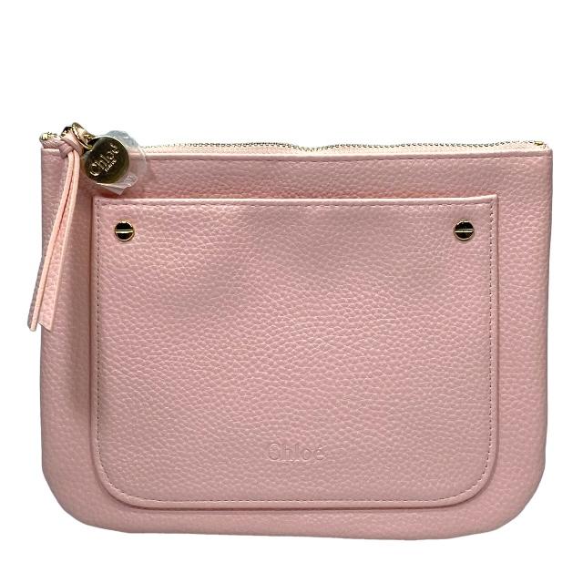 【格安】クロエ　Chloe ピンク　ポーチ　ベビーピンク　小物入れ 格安】クロエ Chloe ピンク ポーチ ベビーピンク 小物入れ