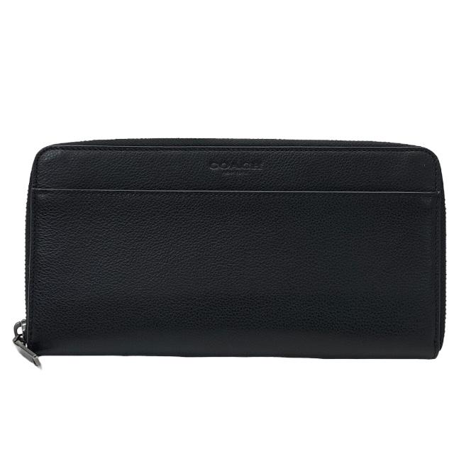 COACH 長財布 ブラック ロゴパターン COACH 【美品】COACH コーチ F66564 長財布 オーガナイザー