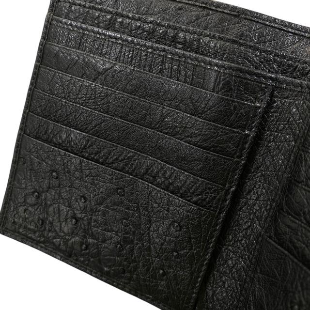 【売り切れ】GUCCI Wホック 二つ折り財布 状態良好 グッチWホック財布 グレー系/黒 レディース GGスプリームキャンバス 二
