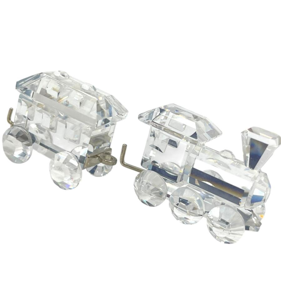 SWAROVSKI スワロフスキー Train トレイン 機関車 4両 オブジェ フィギュリン インテリア 置物  193014 クリスタルガラス クリア | SWAROVSKI | 02