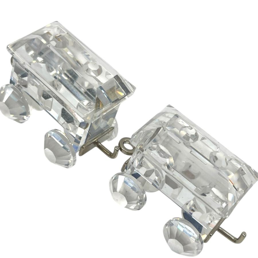 SWAROVSKI スワロフスキー Train トレイン 機関車 4両 オブジェ フィギュリン インテリア 置物  193014 クリスタルガラス クリア | SWAROVSKI | 06