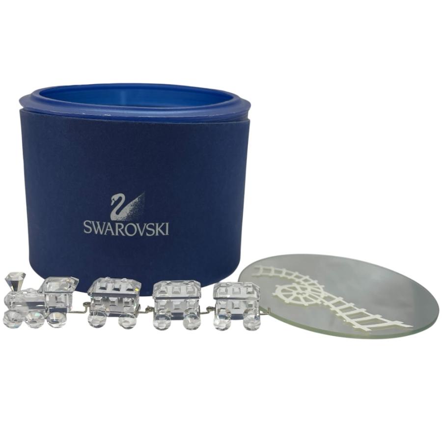 SWAROVSKI スワロフスキー Train トレイン 機関車 4両 オブジェ フィギュリン インテリア 置物  193014 クリスタルガラス クリア | SWAROVSKI | 09