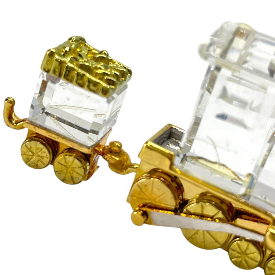 SWAROVSKI（スワロフスキー） Train トレイン 機関車2両 オブジェ