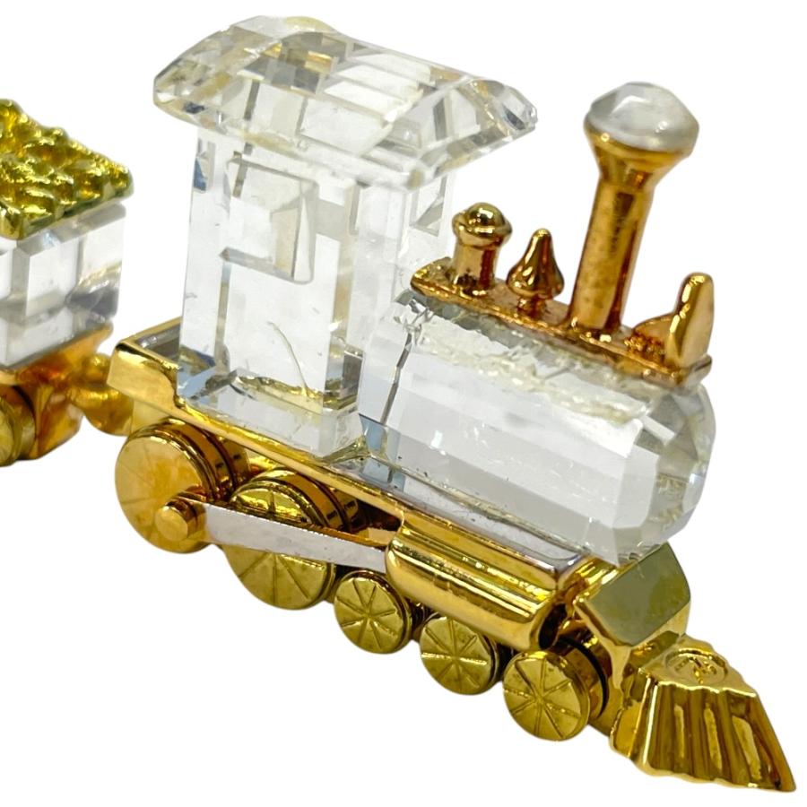 SWAROVSKI（スワロフスキー） Train トレイン 機関車2両 オブジェ