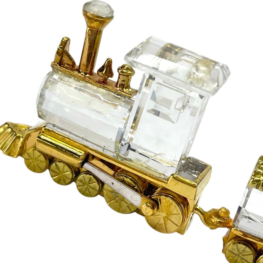 SWAROVSKI（スワロフスキー） Train トレイン 機関車2両 オブジェ