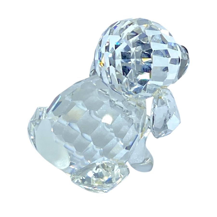 美品　スワロフスキー　フィギュリン　ビーグル SWAROVSKI（スワロフスキー） お座りビーグル 犬 オブジェ フィギュ