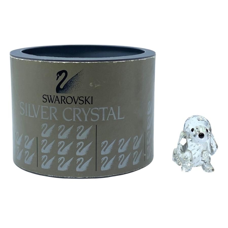 SWAROVSKI（スワロフスキー） お座りビーグル 犬 オブジェ フィギュ