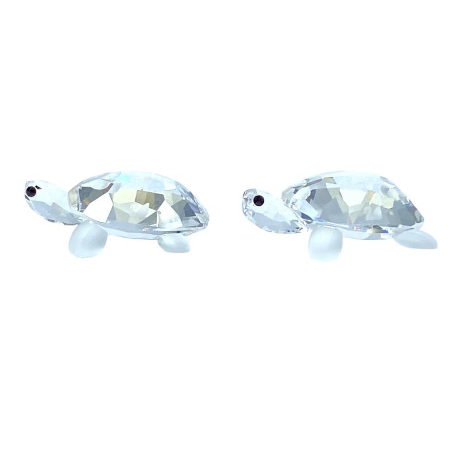 SWAROVSKI（スワロフスキー） ベイビータートル 2匹セット 亀 オブジェ
