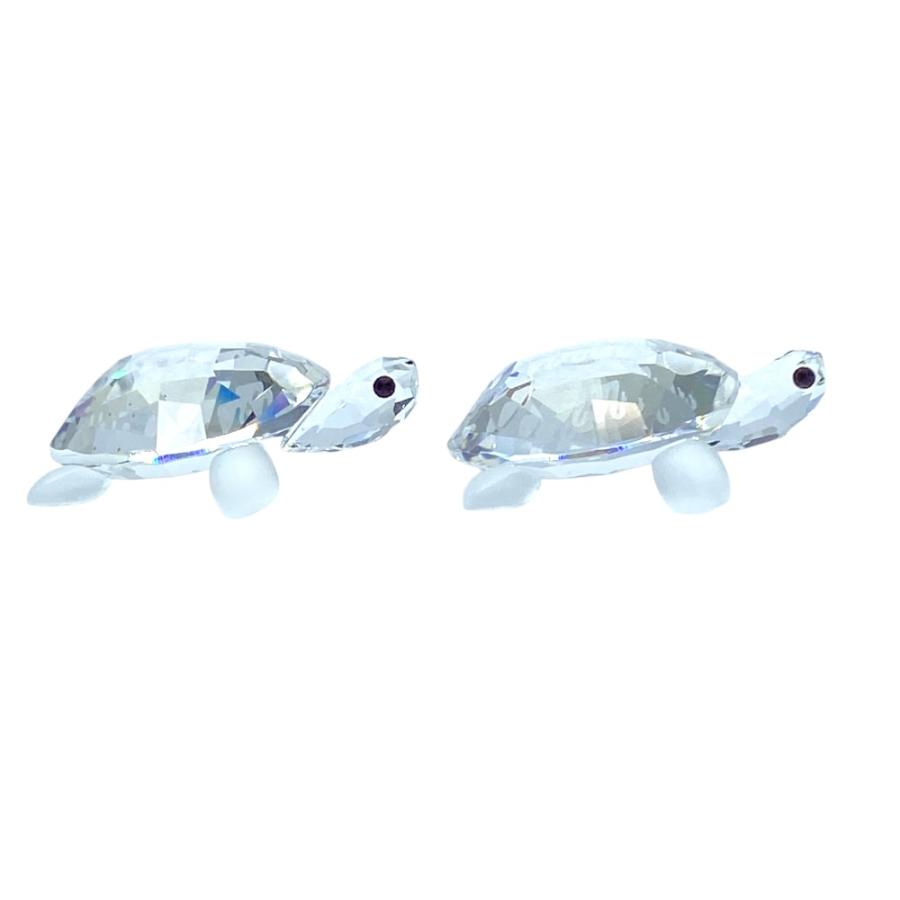 SWAROVSKI（スワロフスキー） ベイビータートル 2匹セット 亀 オブジェ