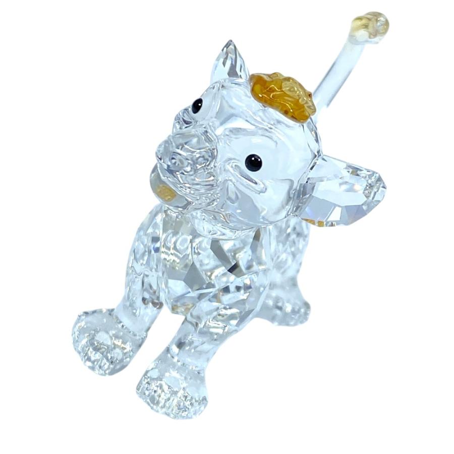 ディズニー　ライオンキング　シンバ　ガラス細工 SWAROVSKI（スワロフスキー） ライオンキング シンバ ディズニー