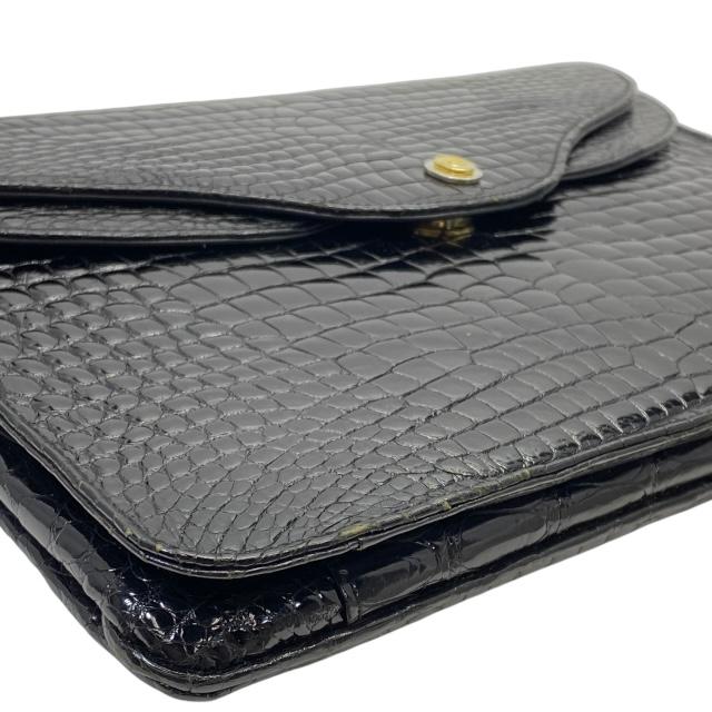 COMTESSE ブラック レザークラッチバッグ 【公式通販】