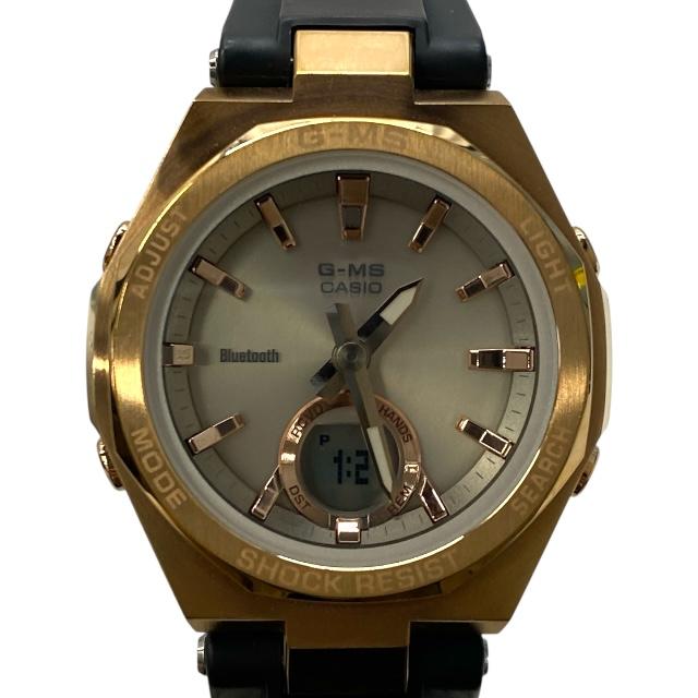 【美品】CASIO MSG-B100 G-MS ゴールド 電波ソーラー 稼働品 G-MS 【稼働品】CASIO カシオ MSG-B100 時計 腕時計 アクセサリー 小物