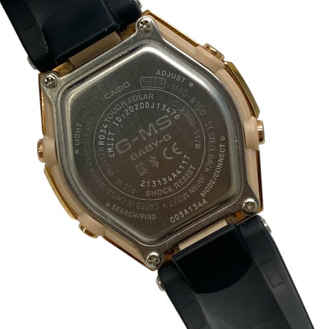 【美品】CASIO MSG-B100 G-MS ゴールド 電波ソーラー 稼働品 G-MS 【稼働品】CASIO カシオ MSG-B100 時計 腕時計 アクセサリー 小物