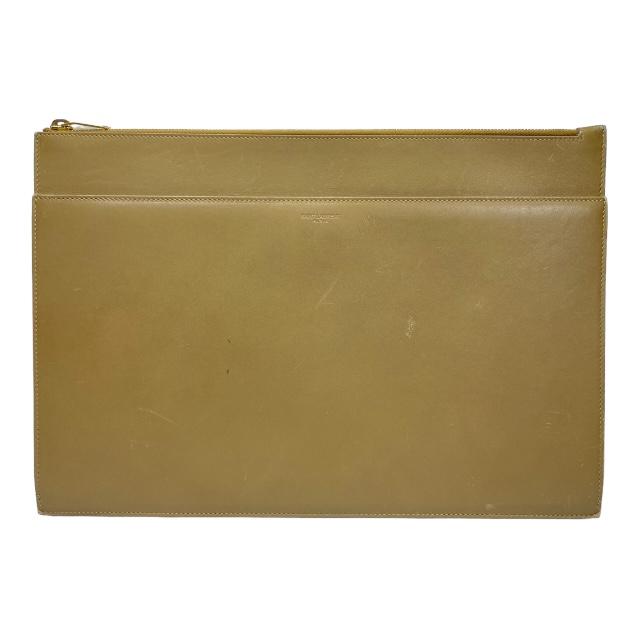 SAINT LAURENT クラッチバッグ ベージュ