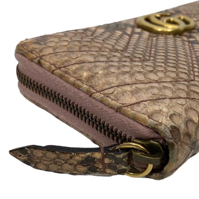 GUCCI グッチ 長財布 札入れ パイソン GG 小銭入れ