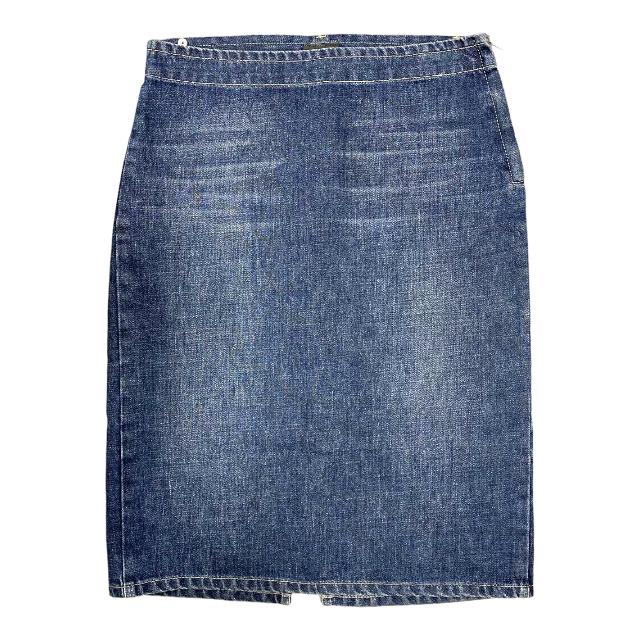 FENDI フェンディ デニム スカート ボトムス ひざ丈スカート バック  