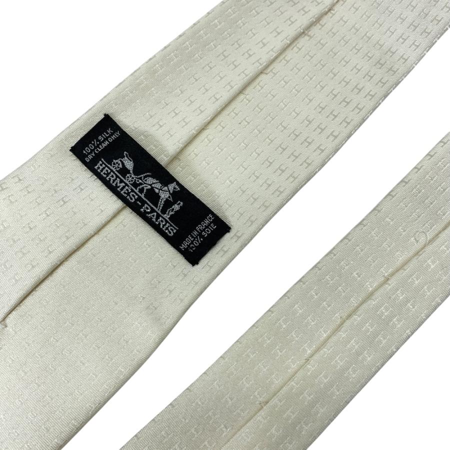 ☆新品未使用☆HERMES ファソネH ジャガード ネクタイ 034411 HERMES（エルメス） ファソネ H ジャガード ネクタイ レギュラータイ
