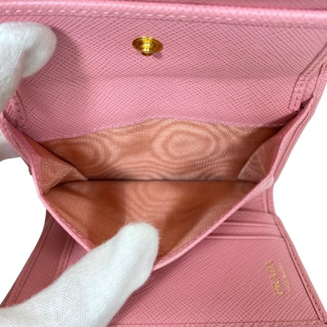 PRADA プラダ 1MH840 三つ折り財布 コンパクトウォレット 良品 PRADA プラダ 1MH840 三つ折り財布 コンパクトウォレット 良品