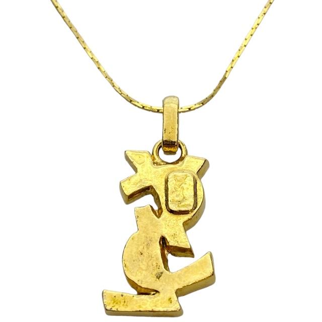 SAINT LAURENT イブサンローラン YSLロゴ ネックレス ペンダント