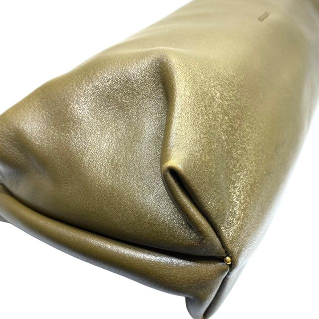 むすむす】美品 ジルサンダー クラッチバッグ 本革 レザー ロゴ むすむす】美品 ジルサンダー クラッチバッグ 本革 レザー ロゴ