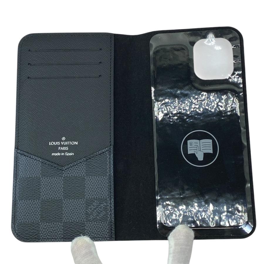 【正規品】LOUIS VUITTON フォリオ　iPhone ケース LOUIS VUITTON（ルイ・ヴィトン） 未使用 ルイ ヴィトン ダミエ・グラ