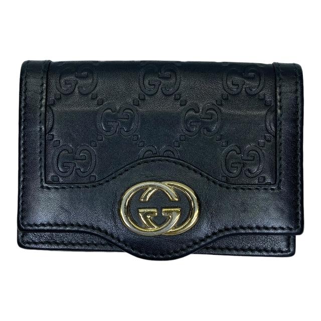 GUCCI グッチ 534563 グッチシマ カードケース パスケース 名刺入れ 二 